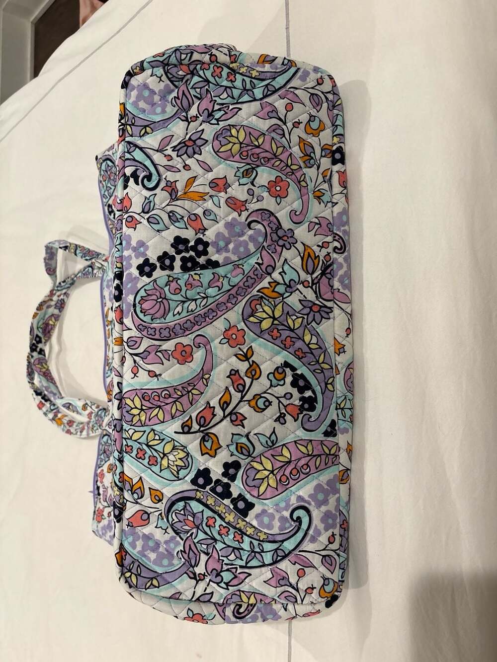 Vera Bradley Maddalena Paisley Large Expandable Travel Tote Bag NWOT - Picture 8 of 9